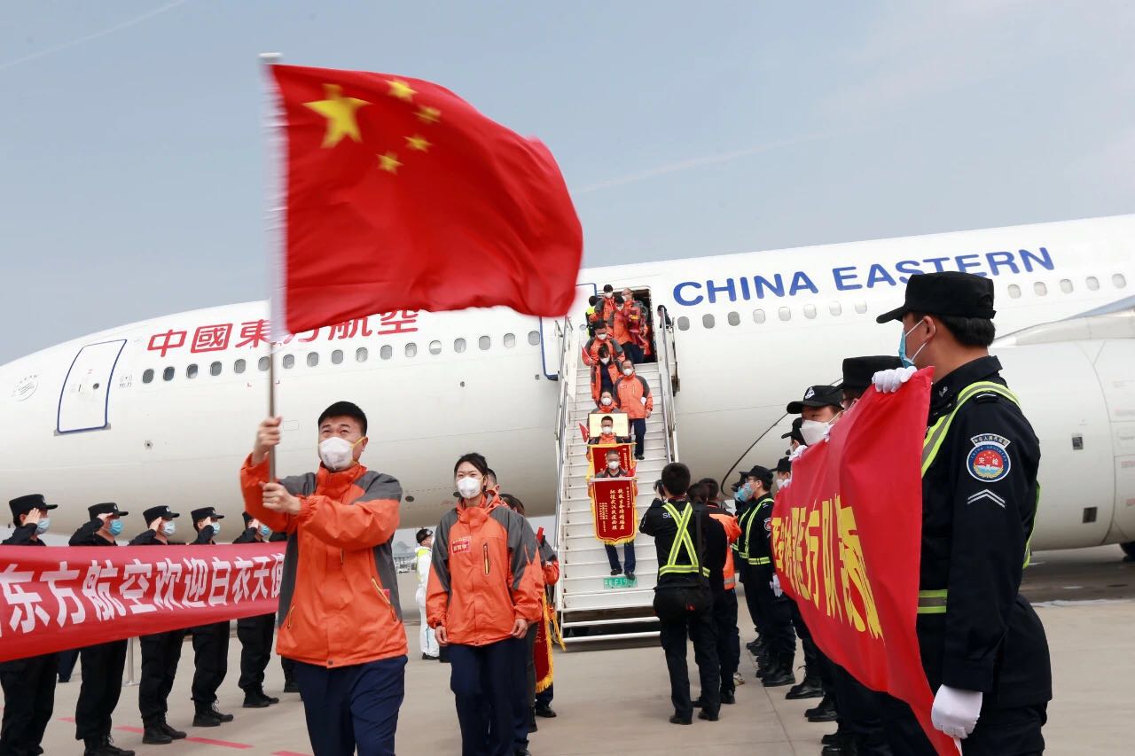凱旋！西安國際醫(yī)學中心醫(yī)院支援湖北醫(yī)療隊回家
